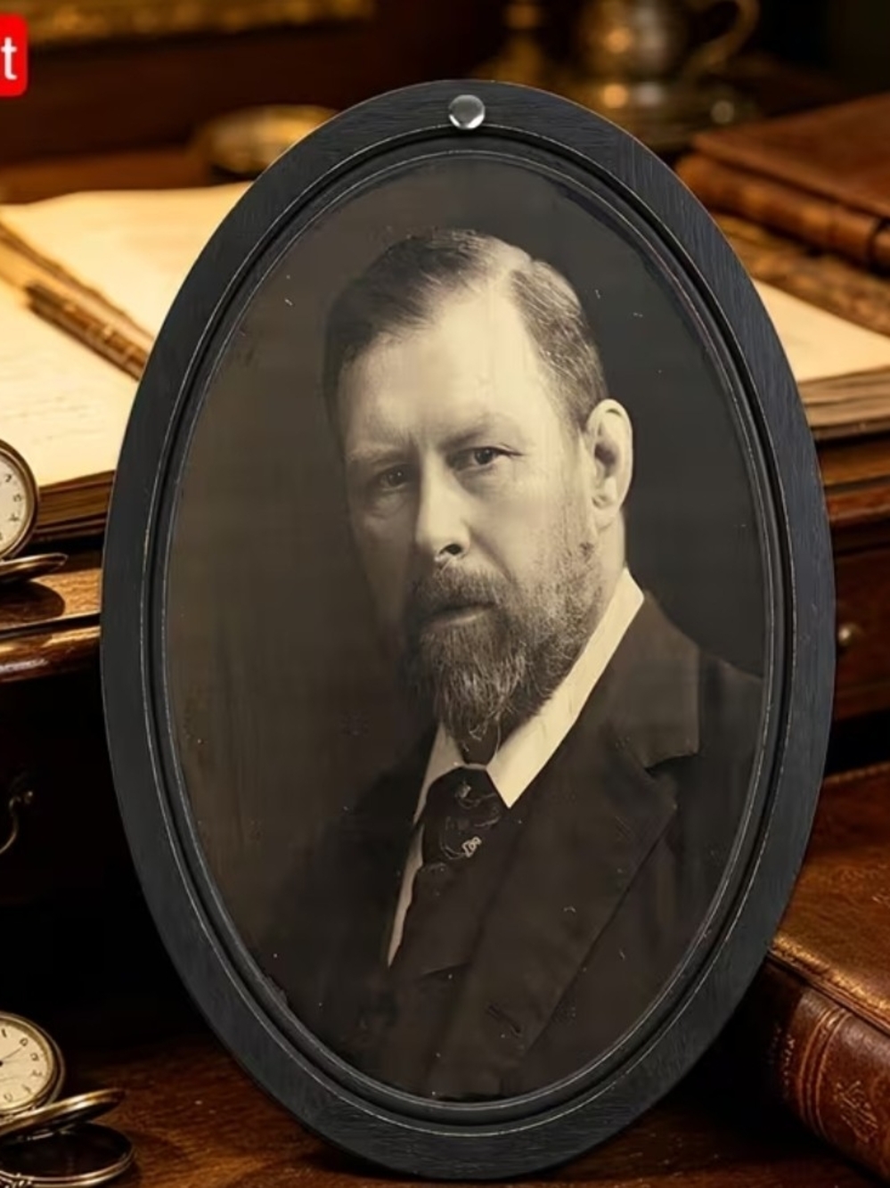 Bram Stoker Portrait Art